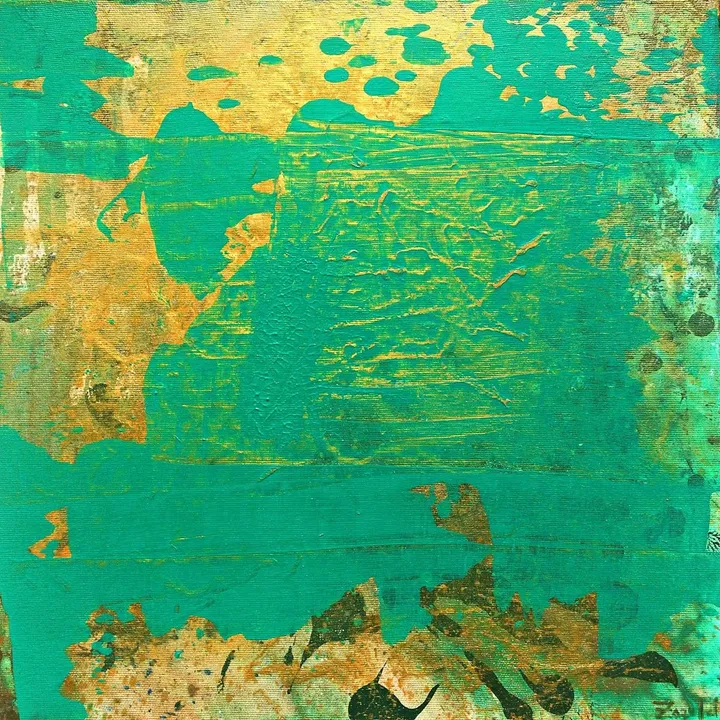 Green lion, œuvre de Zazulete Anuca Romanta Ion