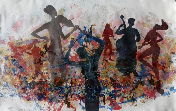 Music sounds, œuvre de Tsvetelina Spiridonova