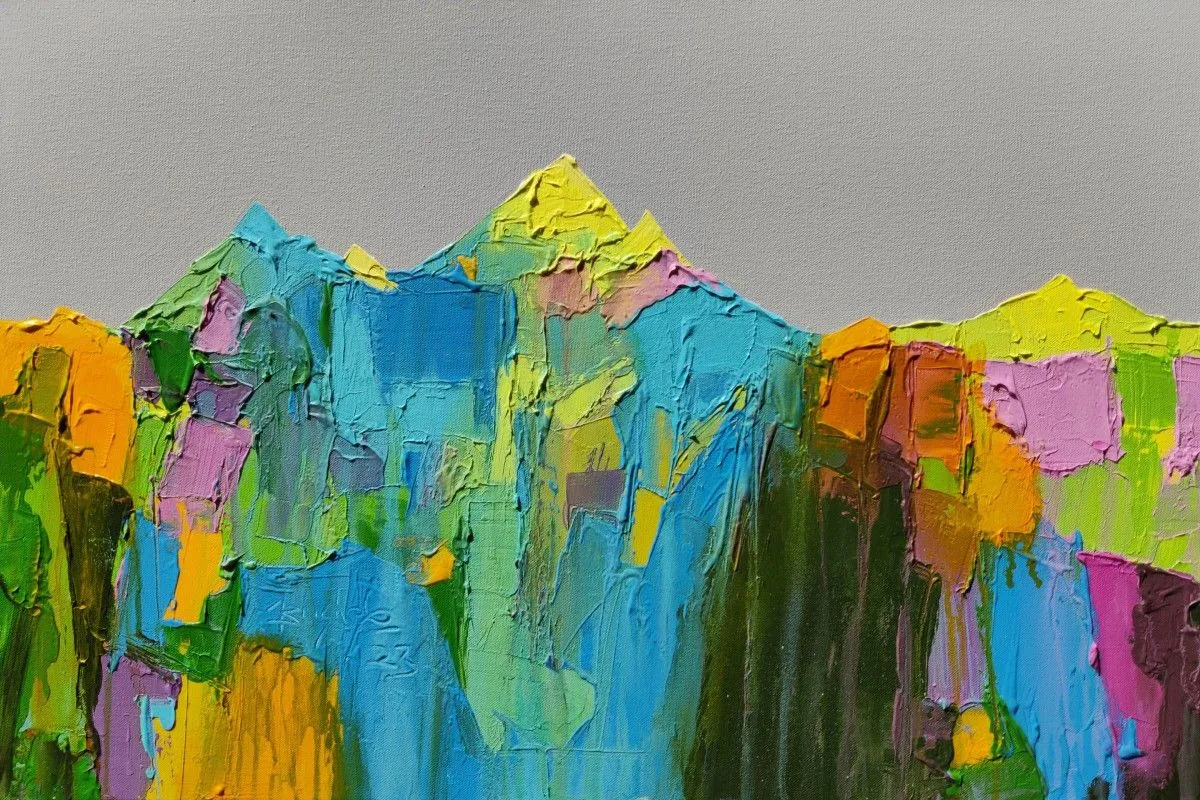 Spring Peaks, œuvre de Abhishek Kumar