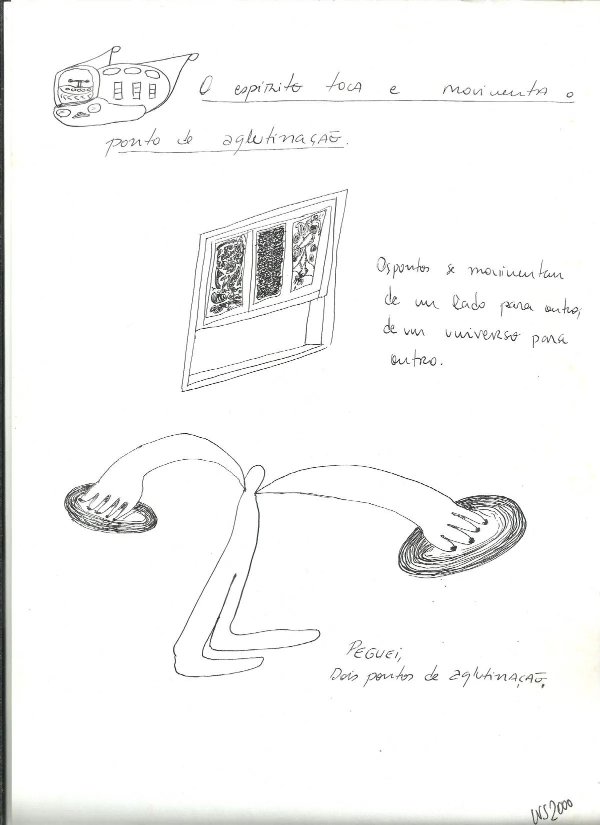 ponto de aglutinação, œuvre de wilson SASSO