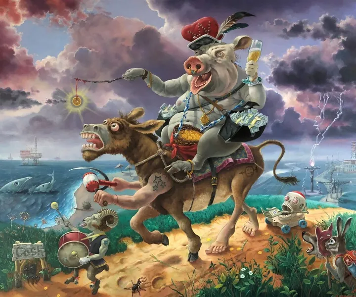 "IN SEARCH OF JUSTICE", œuvre de Mikhalchyk Alexander