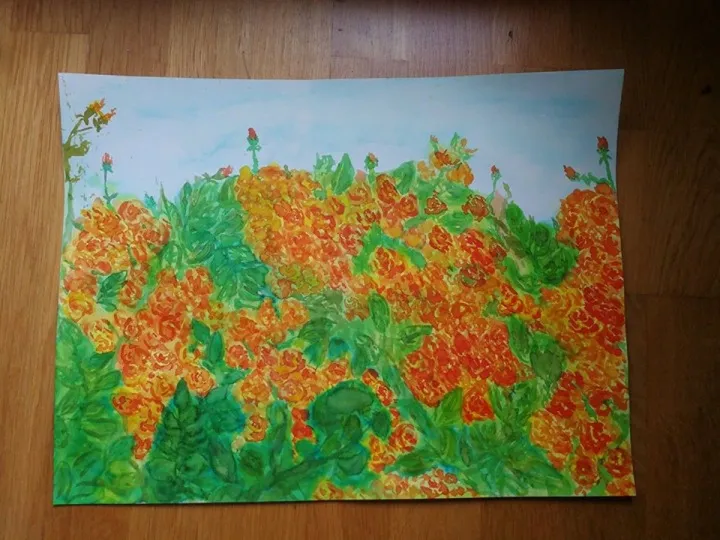 Abstract roses, œuvre de Petri Ška