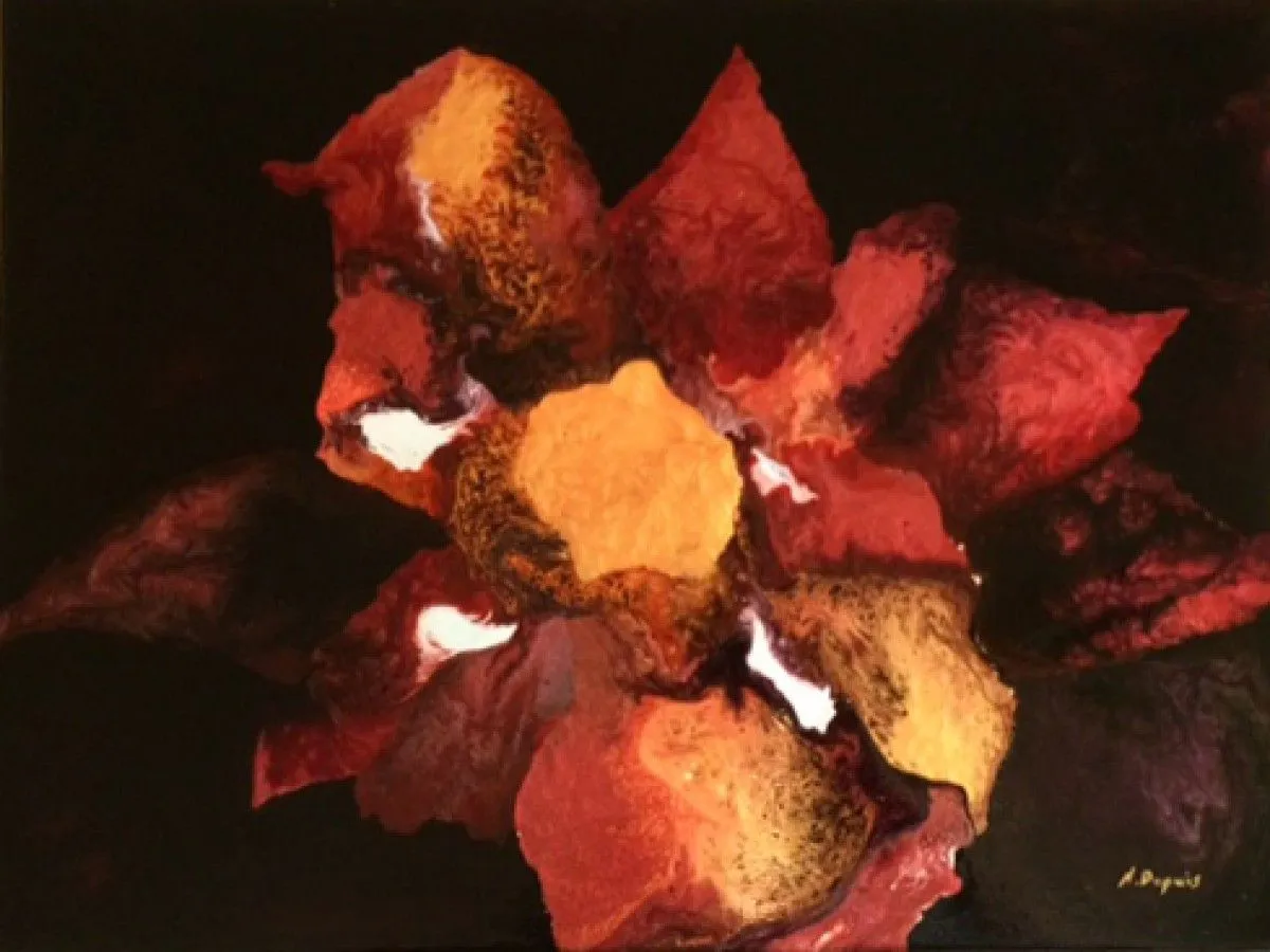La fleur, artwork by Nathalie Dupuis