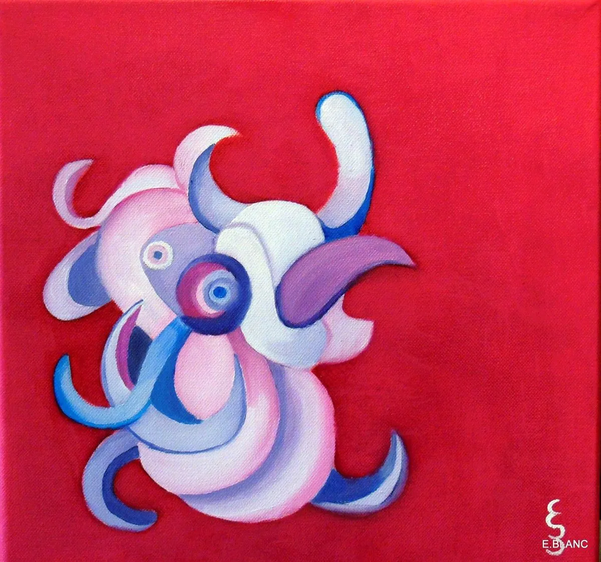 FANTAISIE EXOTIQUE EXOTIC IMAGINATION, œuvre de Evelyne BLANC