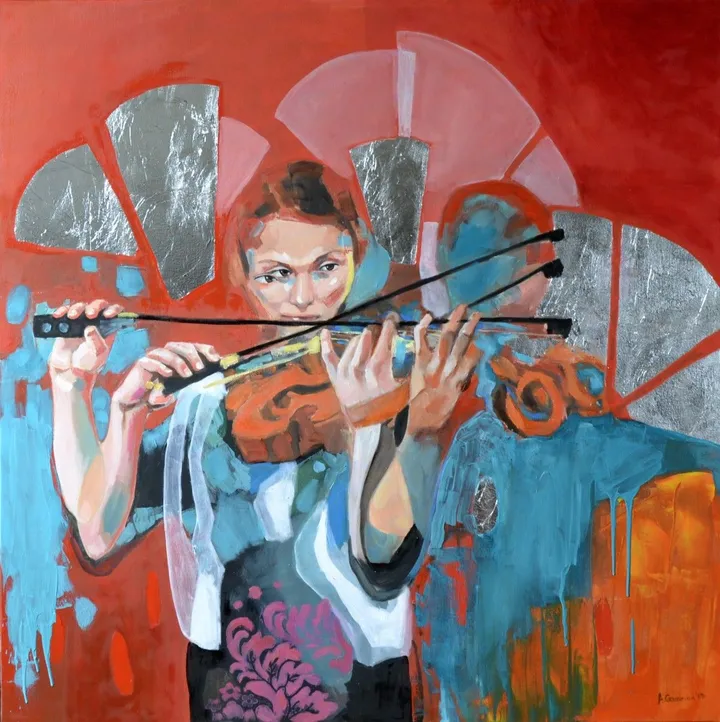First violin, œuvre de Anna Gozdecka