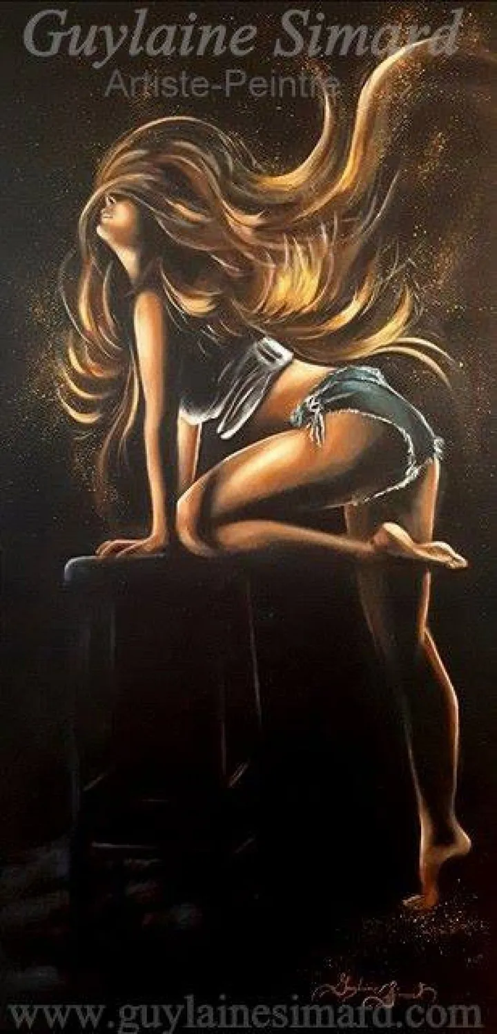 Femme je suis, Woman I am., œuvre de Guylaine Simard