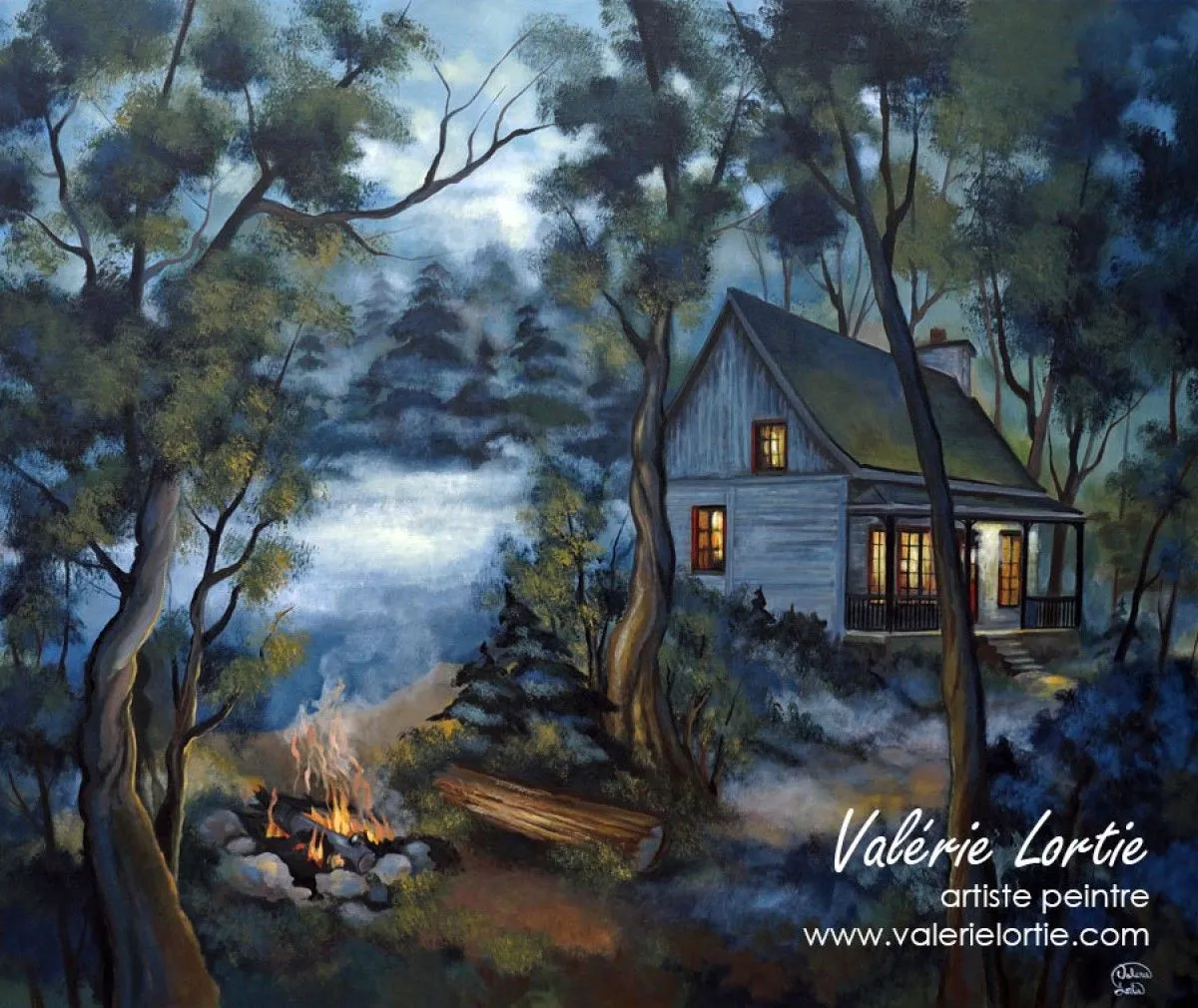 Avant la nuit..., artwork by Valérie Lortie