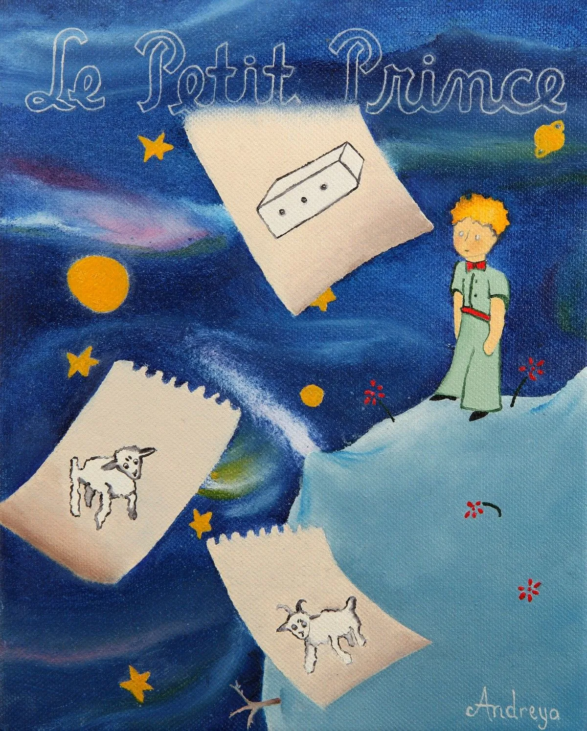 Un mouton pour Mia, artwork by Andréa Lussier-Gagné