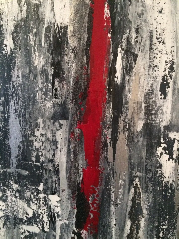 A touch of red, œuvre de Chantal Paquette