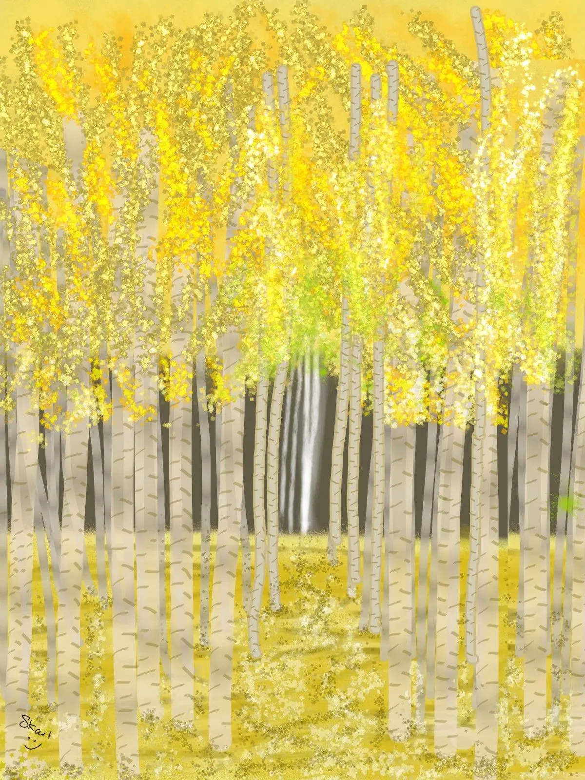 Trees, œuvre de Sharen Kartar