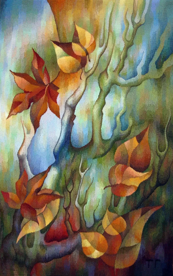 autumn, artwork by tengiz gigolashvili