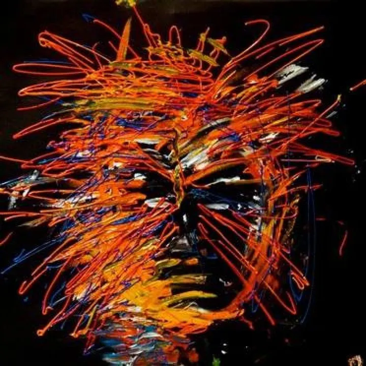 angry face, œuvre de romain mary