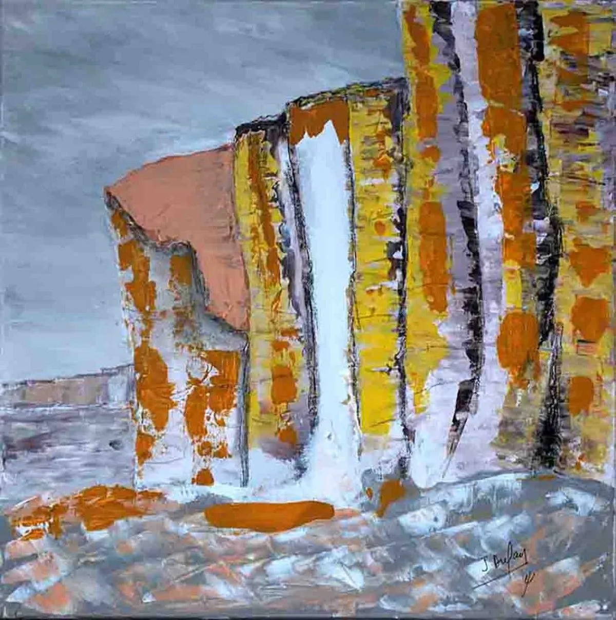 Falaises du Pays-de-Caux -  2018, artwork by Jérôme Dufay