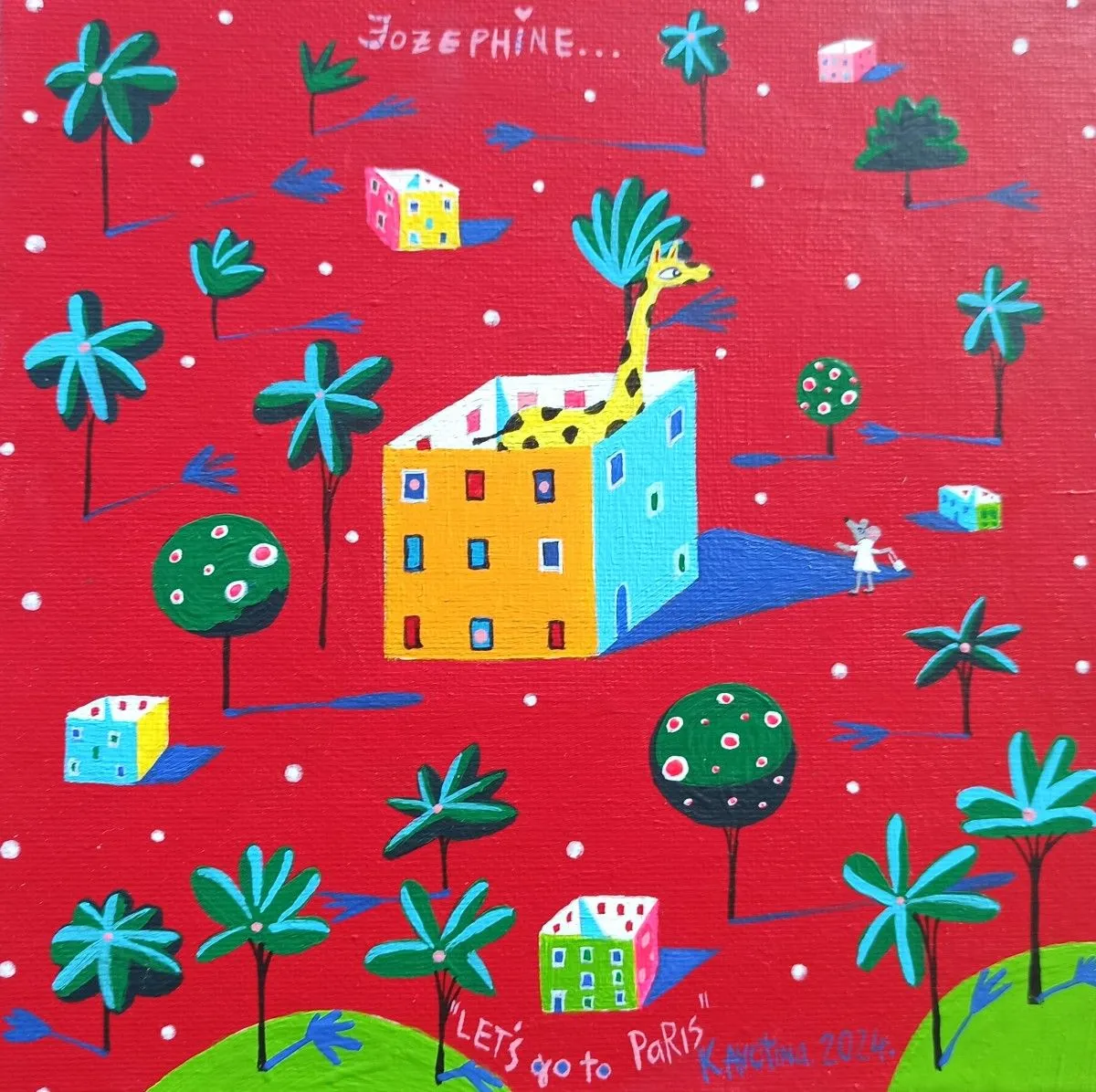 Let's Go To Paris, Josephine!, œuvre de Katrina Avotina