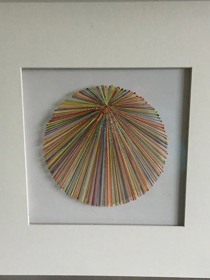 « À travers ton regard «, artwork by Rita Vandenherrewegen