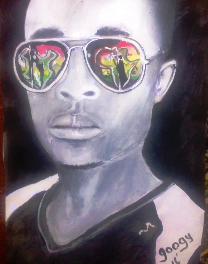 through the eyes of Africa, artwork by Stephen Googy