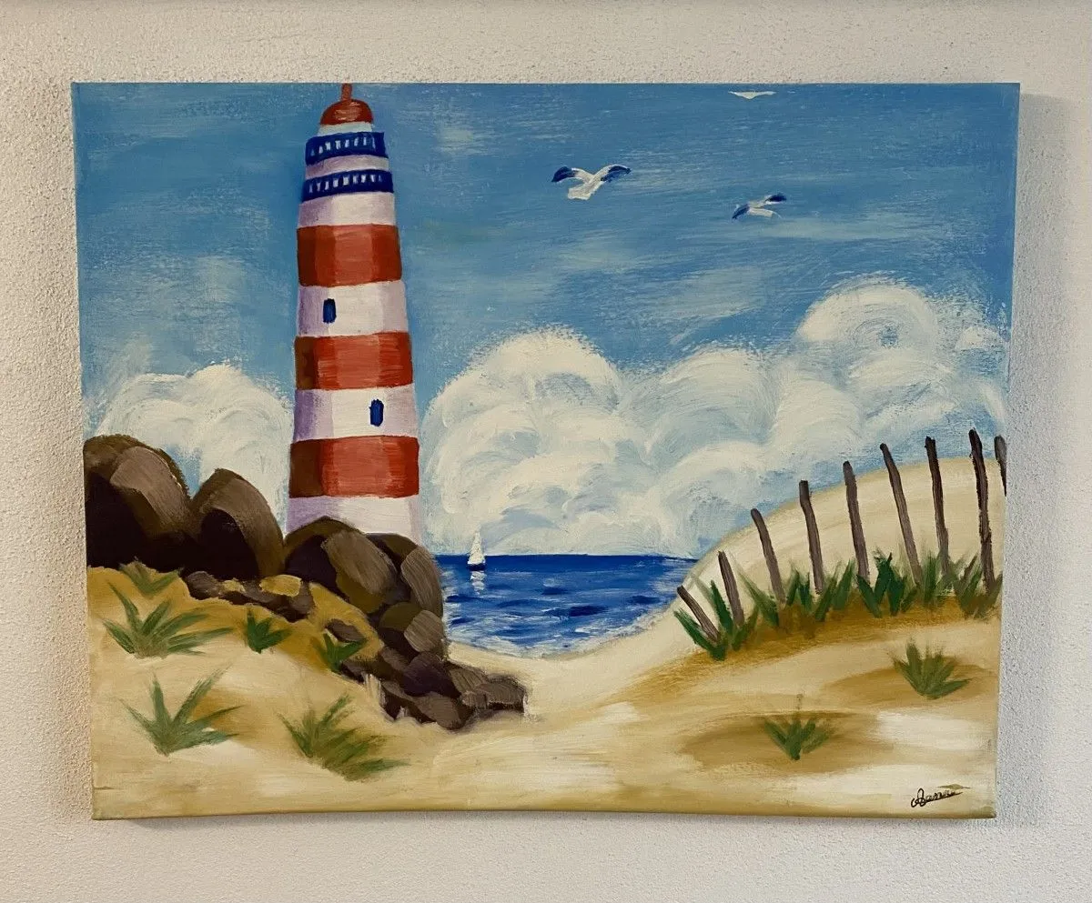 Le phare, œuvre de Anne Antoine