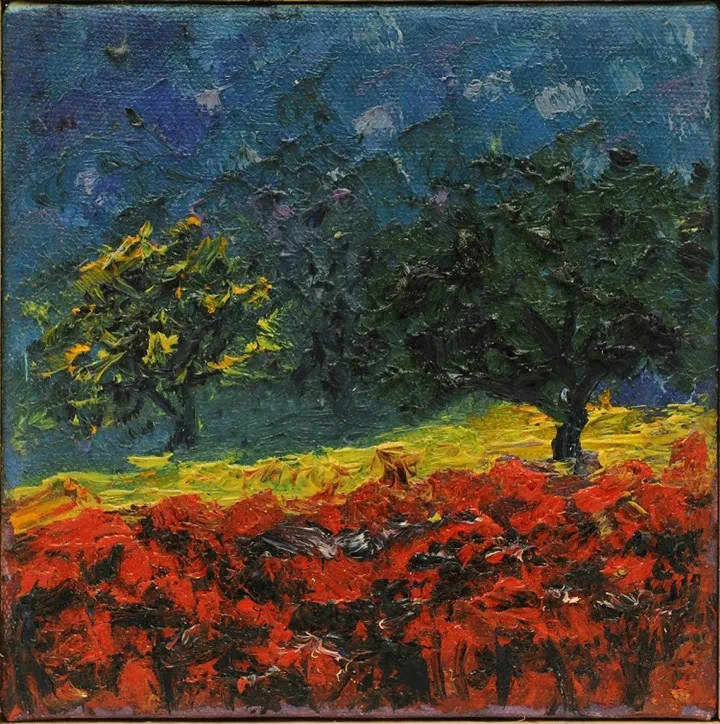 Blue Red, œuvre de Gulseren Yalcintas