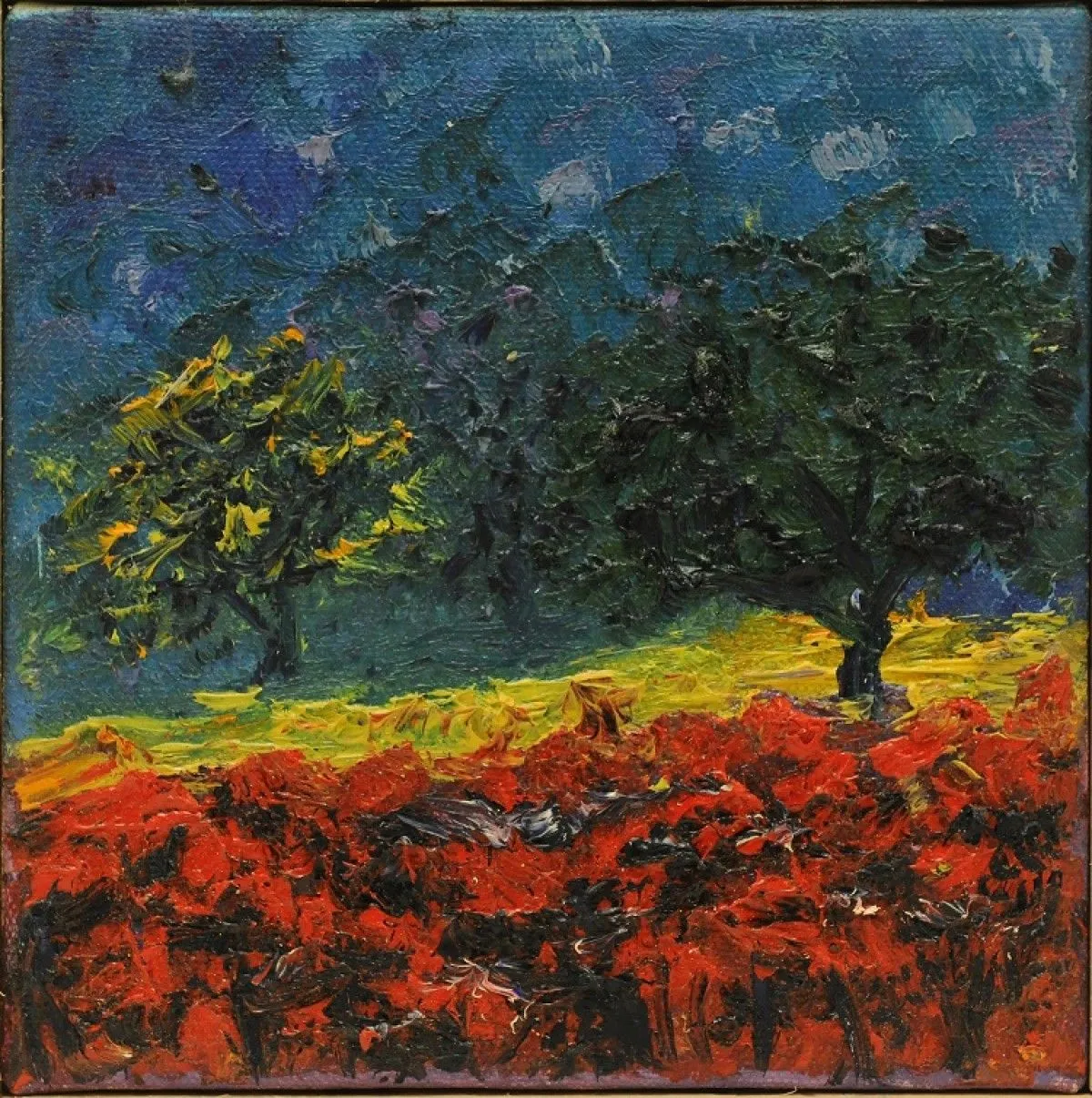 Blue Red, œuvre de Gulseren Yalcintas