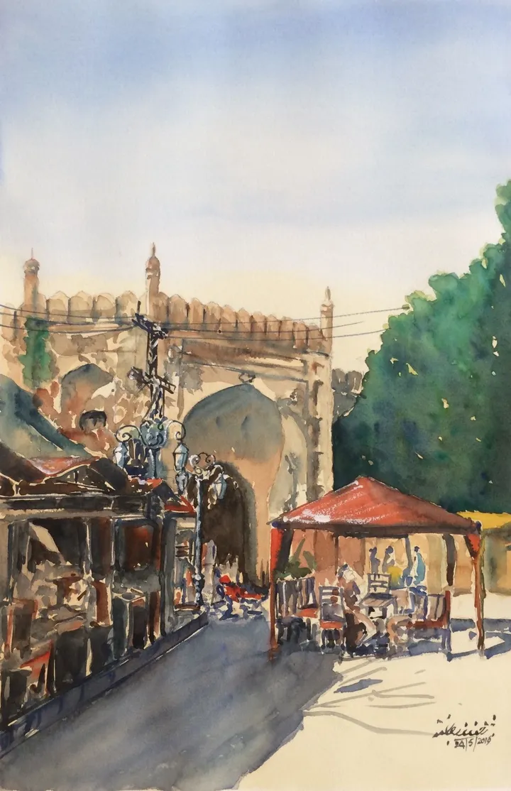 Roshnai Gate, œuvre de Saqib Akhtar