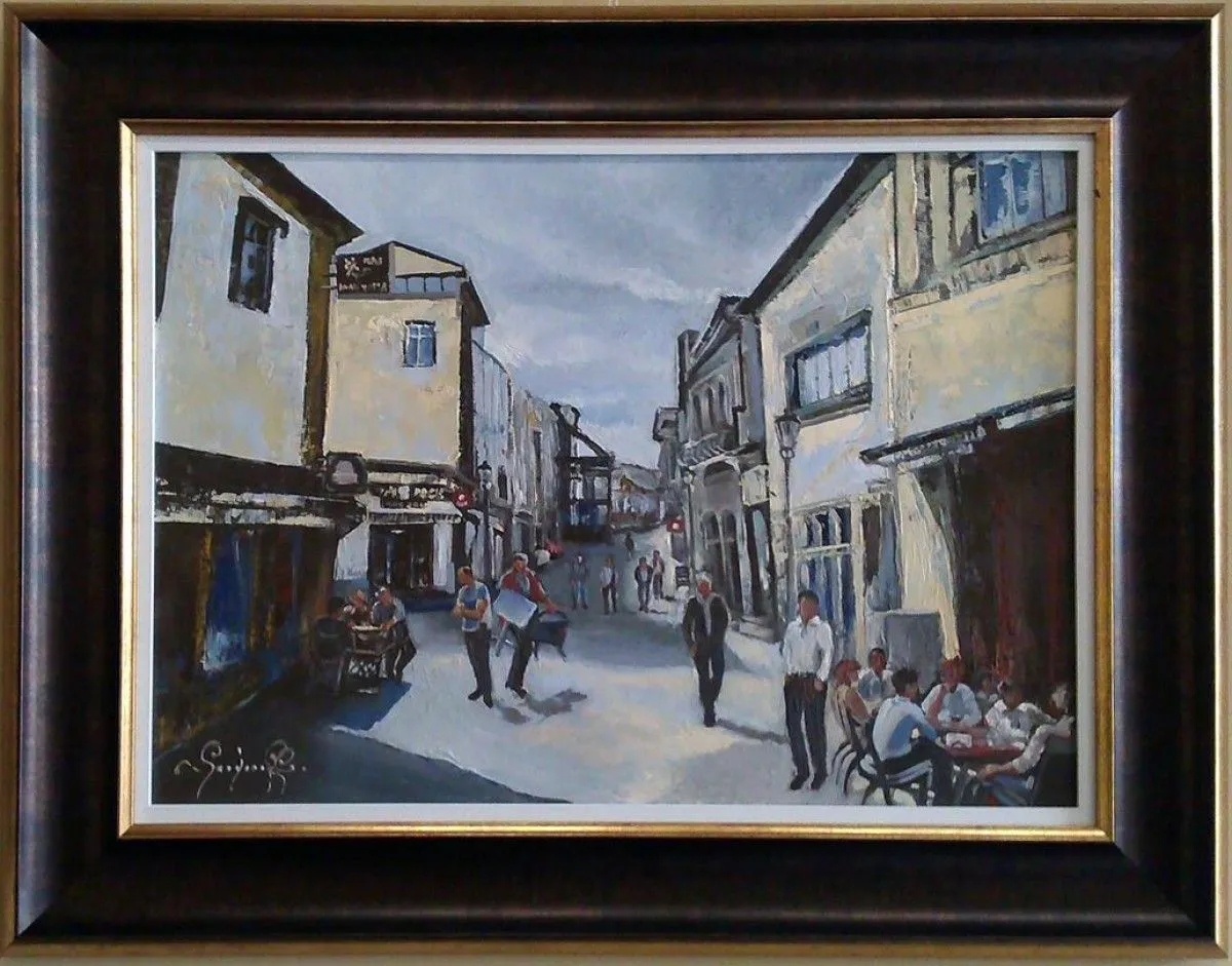Lipscani Old Centrum Bucharest, œuvre de Luminita Feodoroff