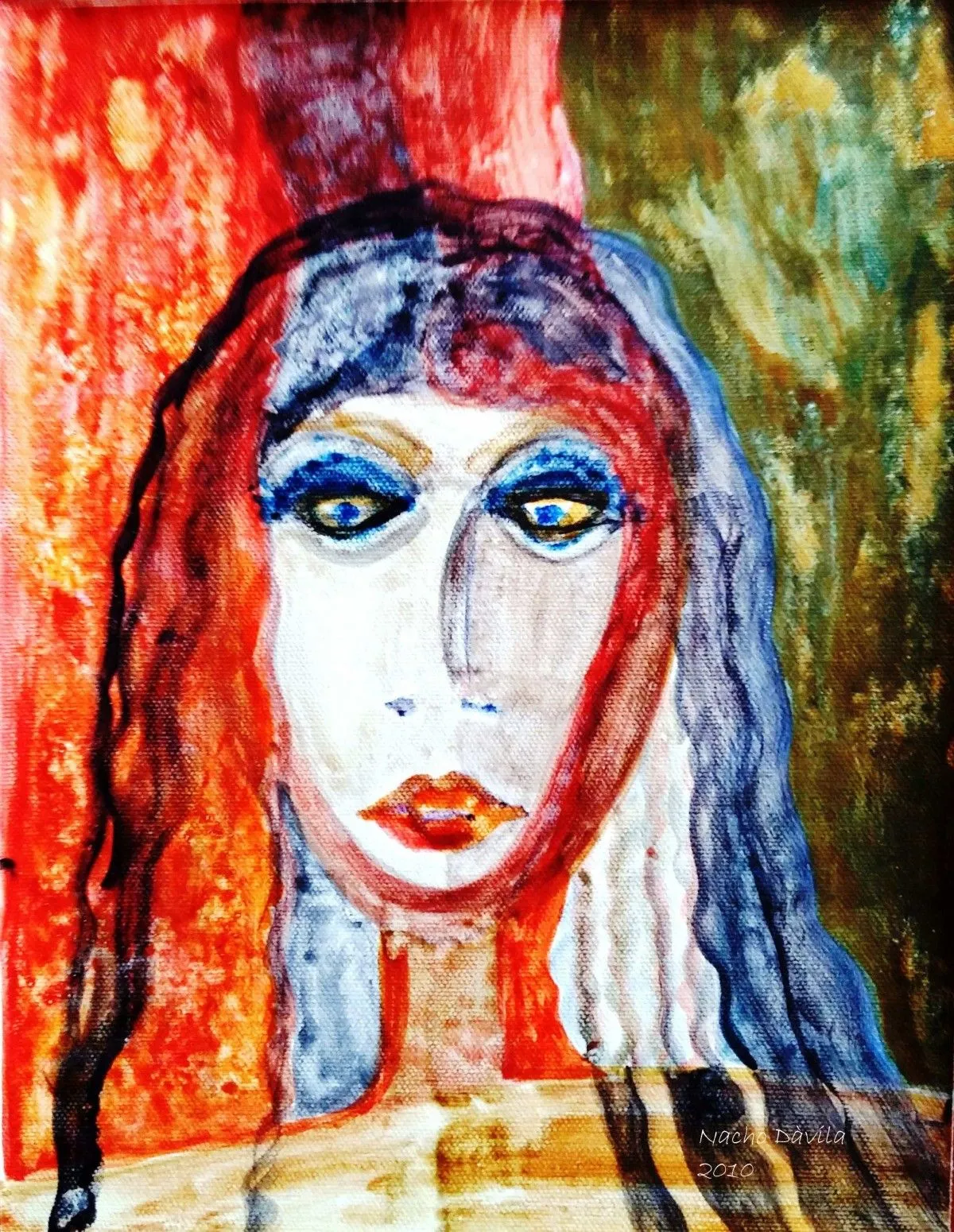 La vecina, œuvre de Nacho Dávila
