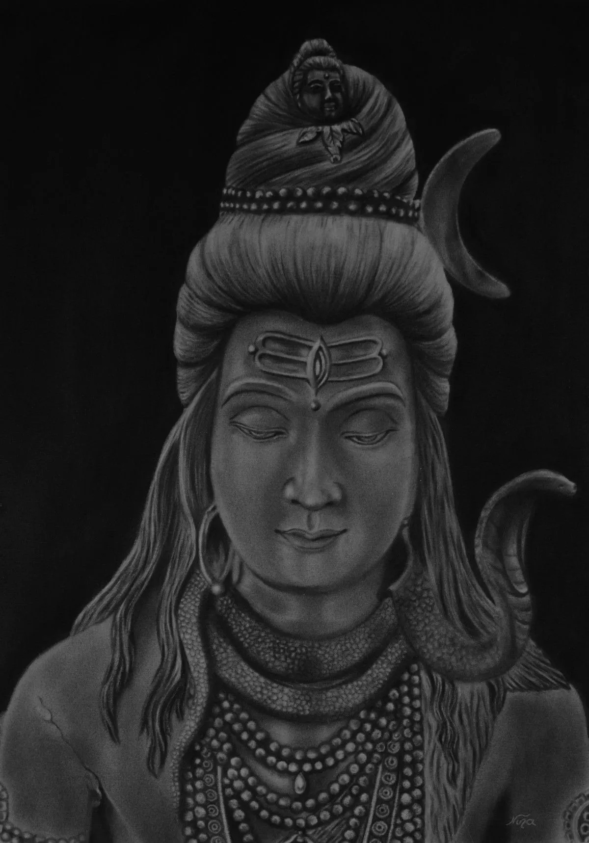 Shiva, artwork by Nina (Nadine Pillet)
