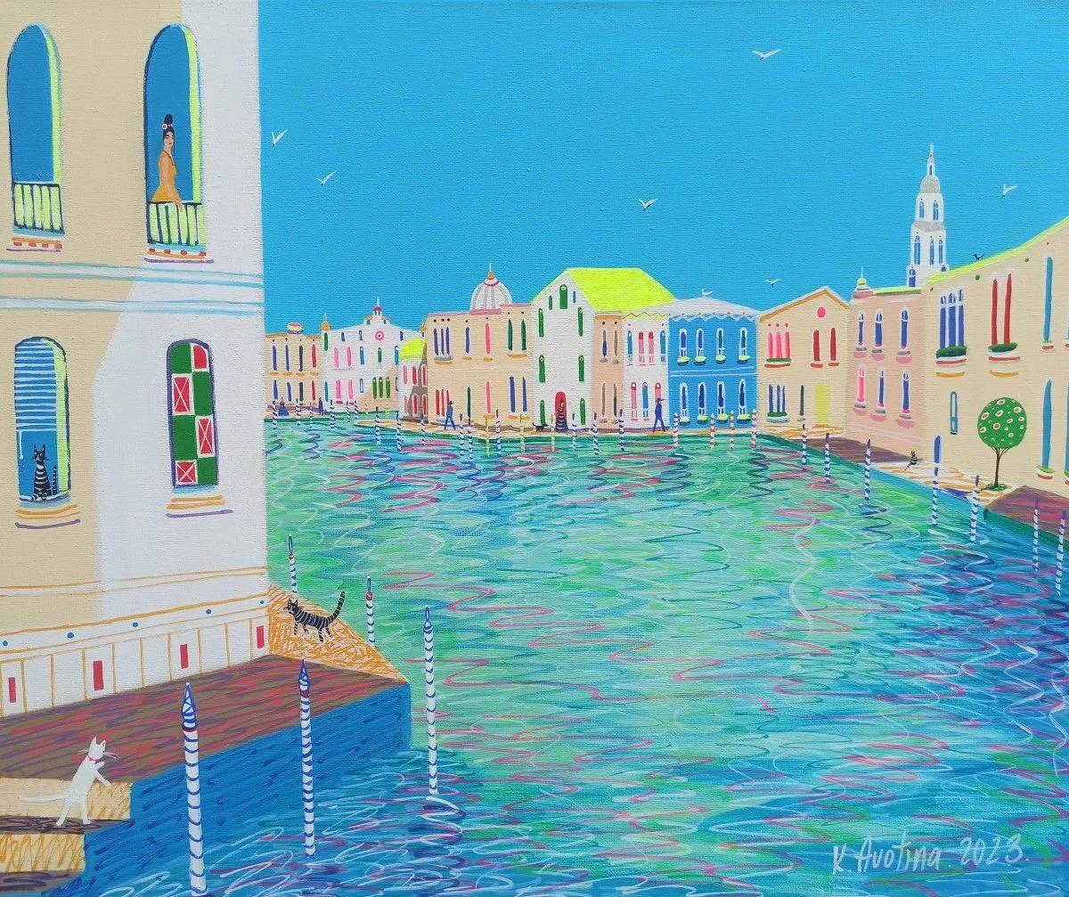 Your Guide In Venice, œuvre de Katrina Avotina
