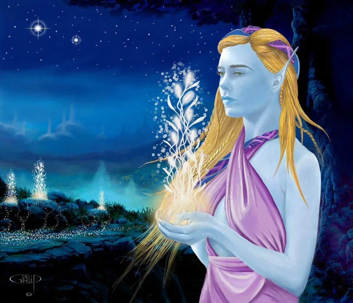 Blodwynea, artwork by Philip Girard