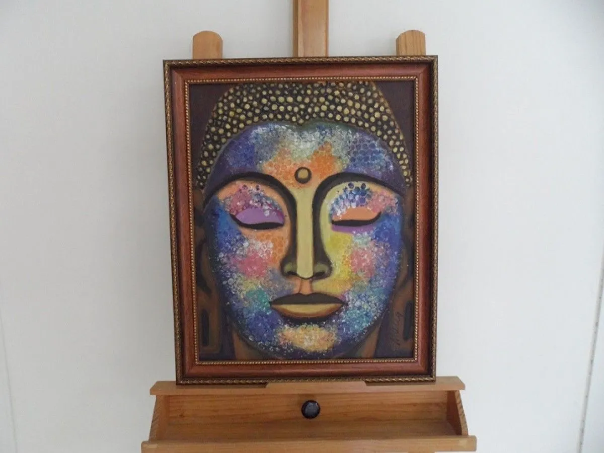 El joven Buda., artwork by Maribel Garcia