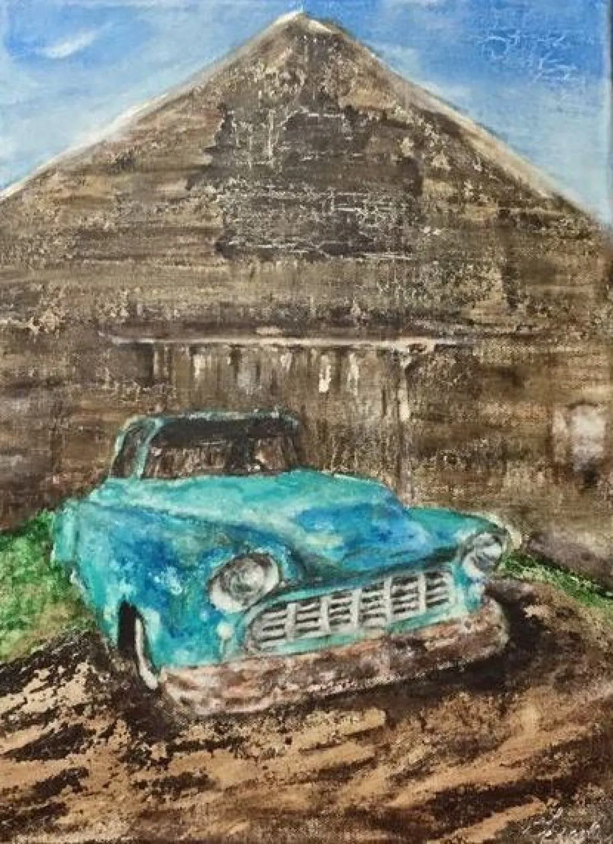 Chevy 56, artwork by Lyne Courcy