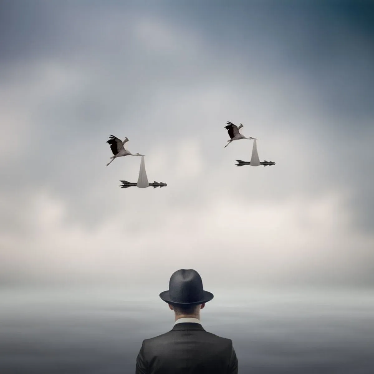 goodbye blue sky, œuvre de Phil Mckay