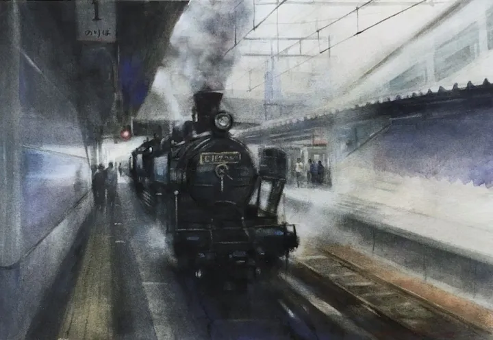 SL station, artwork by Misure Nien