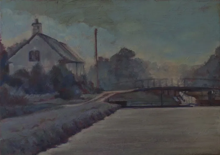 L'écluse, artwork by Hubert Camiglieri