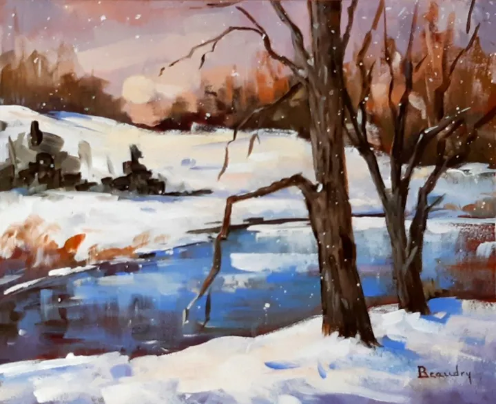 Neige , neige.., artwork by France Beaudry