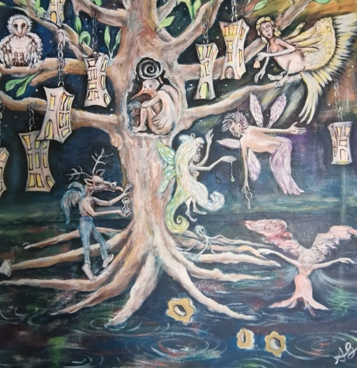 Lumières, œuvre de KLAUDIA Besserer Nunez