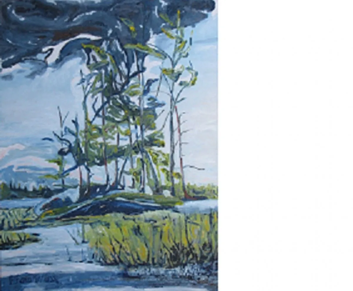 At Barbue Lake Frontenac National Park Quebec Canada, œuvre de Francois Fournier