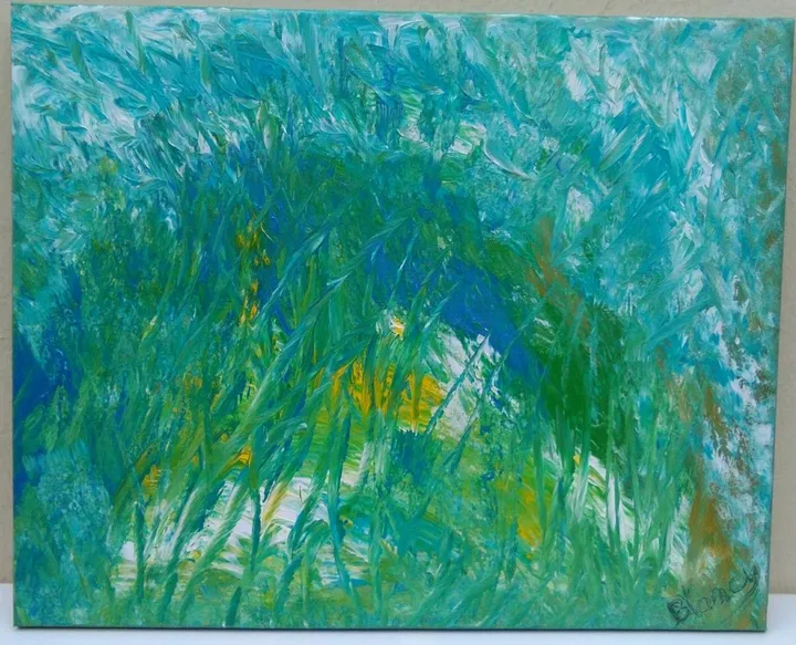 PASSAGE VERS UN AUTRE MONDE, artwork by Brigitte Lambert