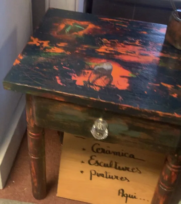 Chevet papillons, œuvre de Anne cellier