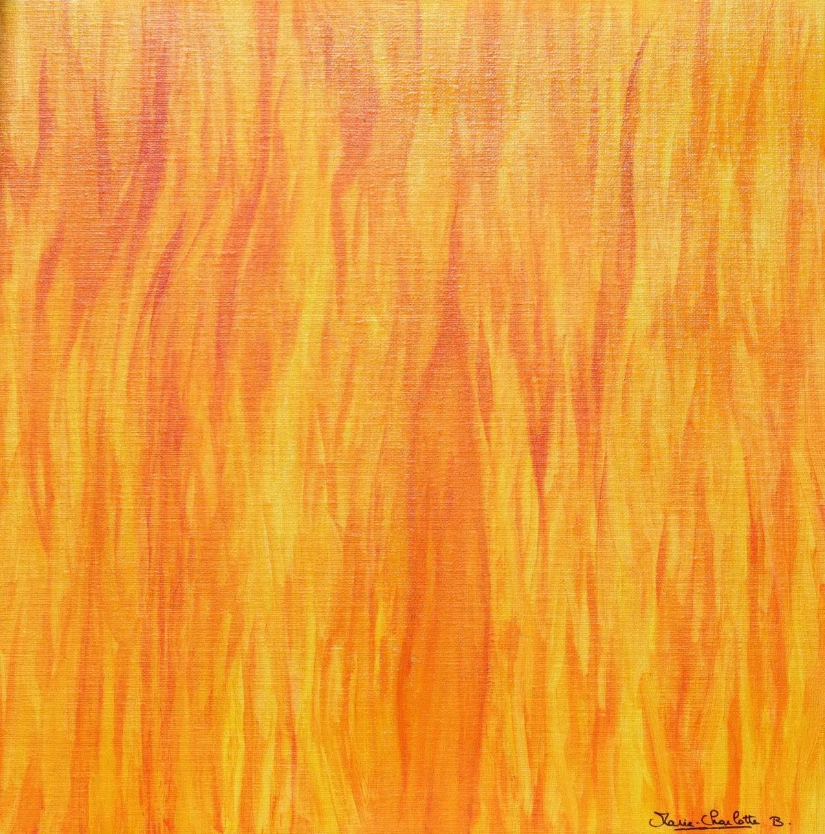Les Flammes de l'Optimisme, artwork by Marie-Charlotte B