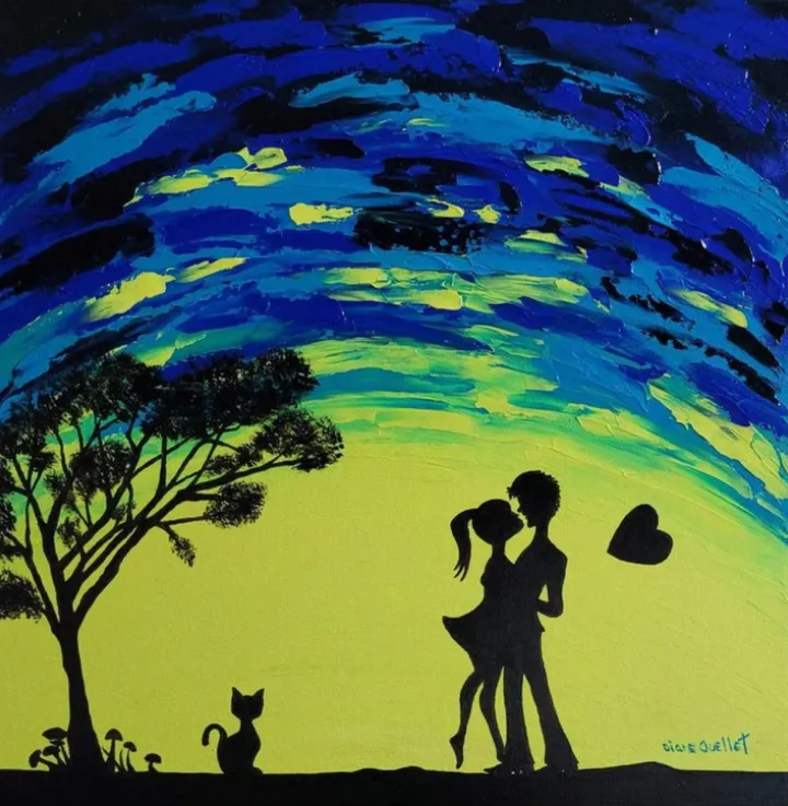 First love, artwork by Diane Ouellet