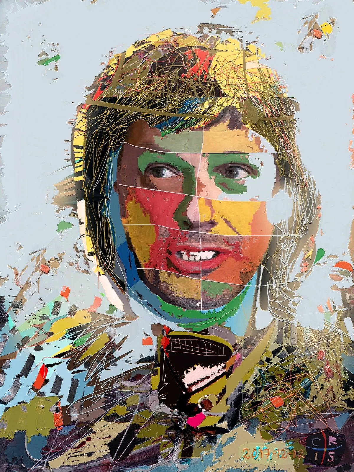 O Homm do leme, artwork by António Cristo
