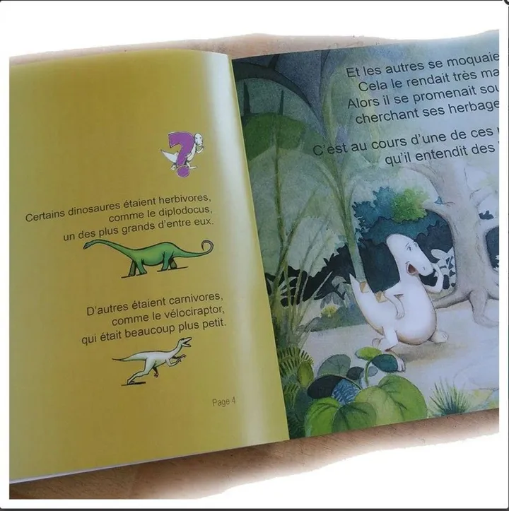 Djembo Fleur - pages intérieures - inside pages, œuvre de Jean Bessat