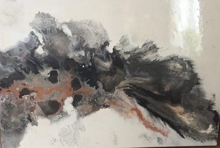 L’oiseau, artwork by Maryse Menard