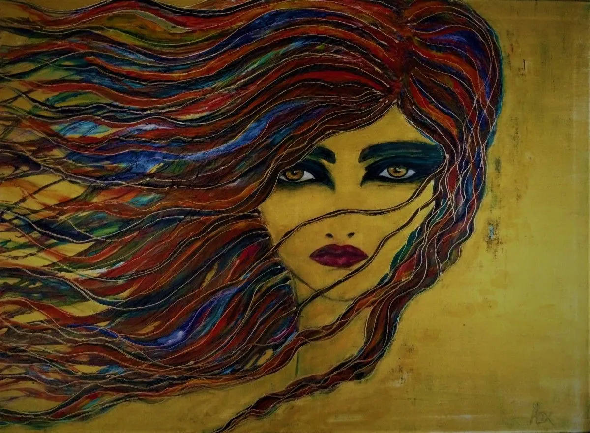 n kokkinomalla - the redhead, artwork by alexandra simanndani