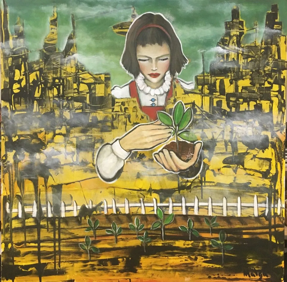 Terre, œuvre de Malga Art