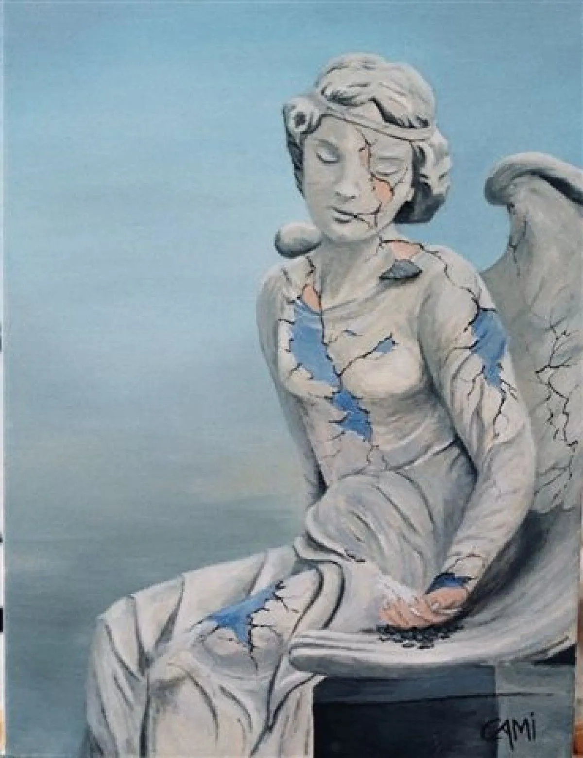 Angel, artwork by Marie Carolle Robert