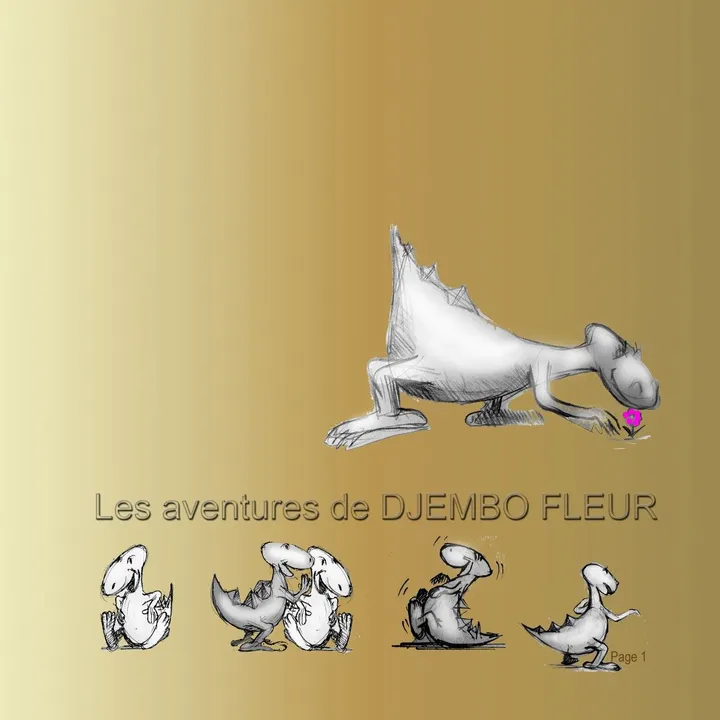 Jurassic world est de retour ! Jurassic world is back !, œuvre de Jean Bessat