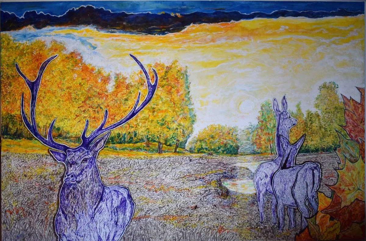 Automne, artwork by Denis Roucau