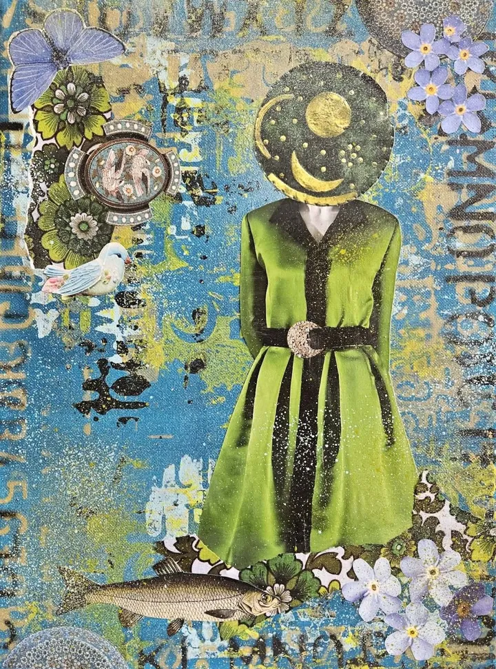 Sister of the Moon, artwork by Lorette C Luzajic